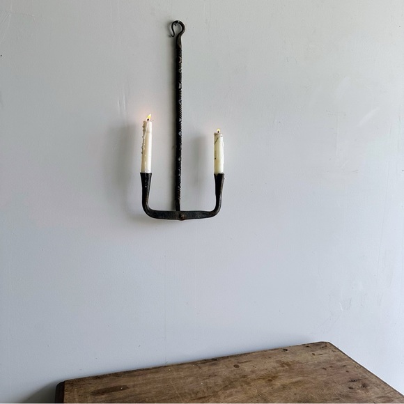Vintage forged candelabra - Picture 4 of 8
